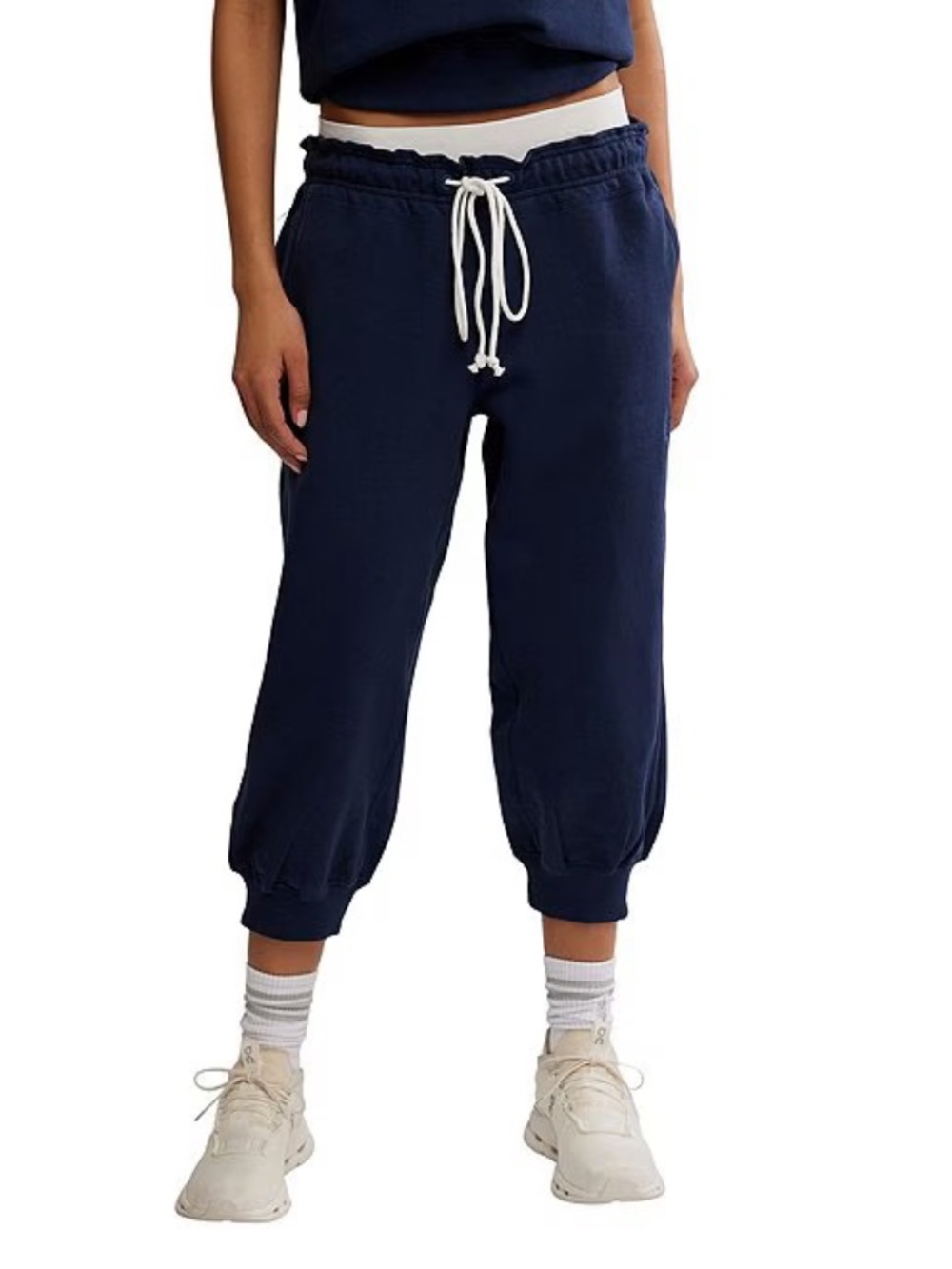FP FLUTTER CROPPED JOGGER IN MIDNIGHT NAVY - Picture 10 of 11